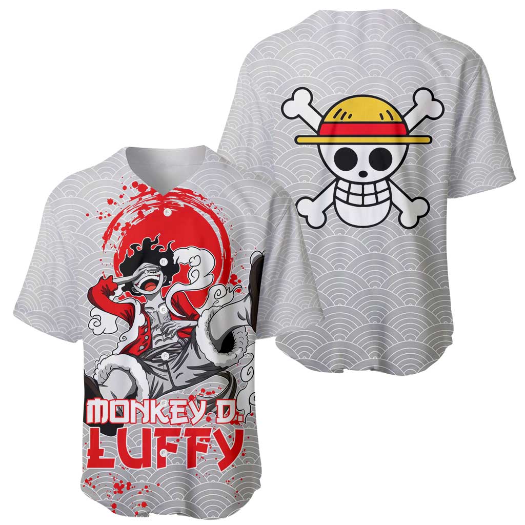 Luffy One Piece Baseball Jersey Luffy One Piece Baseball Jersey