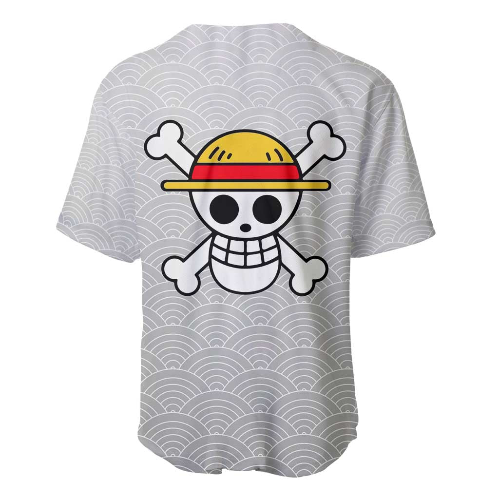 Luffy One Piece Baseball Jersey Luffy One Piece Baseball Jersey