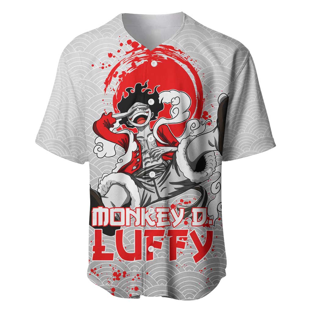 Luffy One Piece Baseball Jersey Luffy One Piece Baseball Jersey