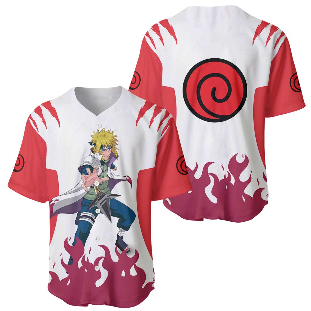 Minato Namikaze Naruto Baseball Jersey Minato Namikaze Naruto Baseball Jersey
