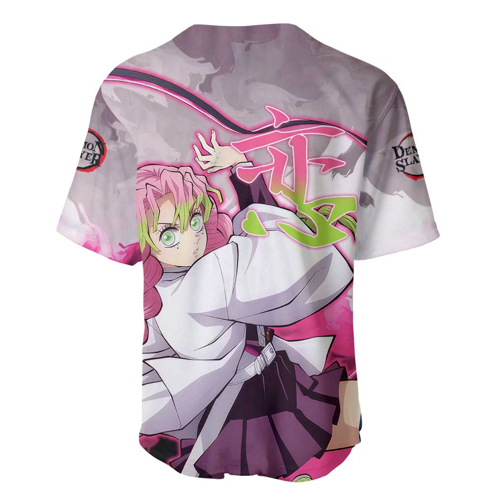 Mitsuri Kanroji Demon Slayer Baseball Jersey_4 Mitsuri Kanroji Demon Slayer Baseball Jersey_4
