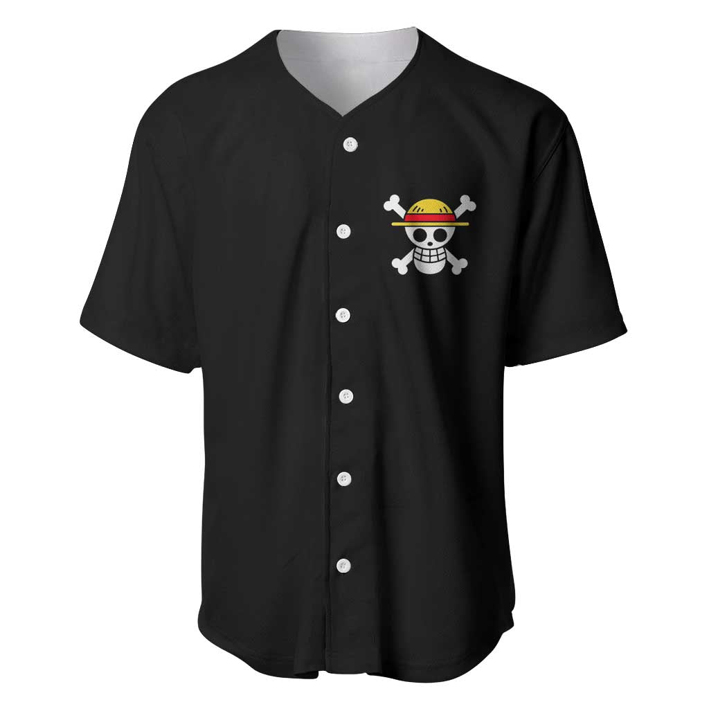 Monkey D Luffy One Piece Baseball Jersey_1 Monkey D Luffy One Piece Baseball Jersey_1