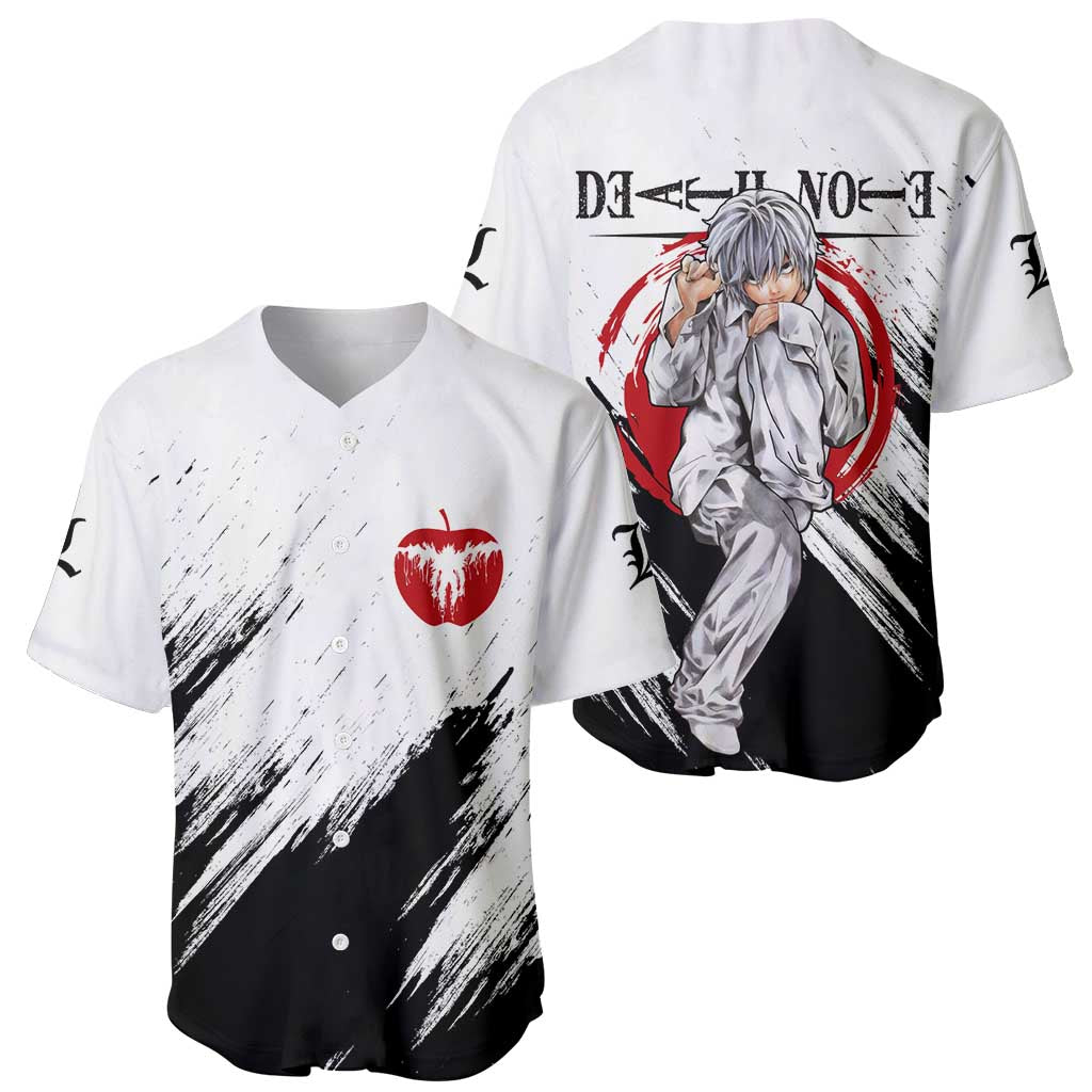 Nate River Death Note Baseball Jersey Nate River Death Note Baseball Jersey