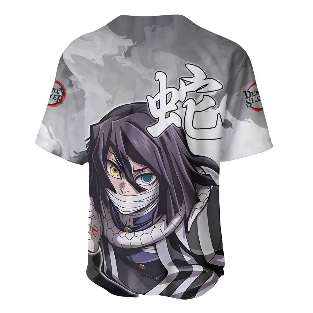 Obanai Iguro Demon Slayer Baseball Jersey Obanai Iguro Demon Slayer Baseball Jersey