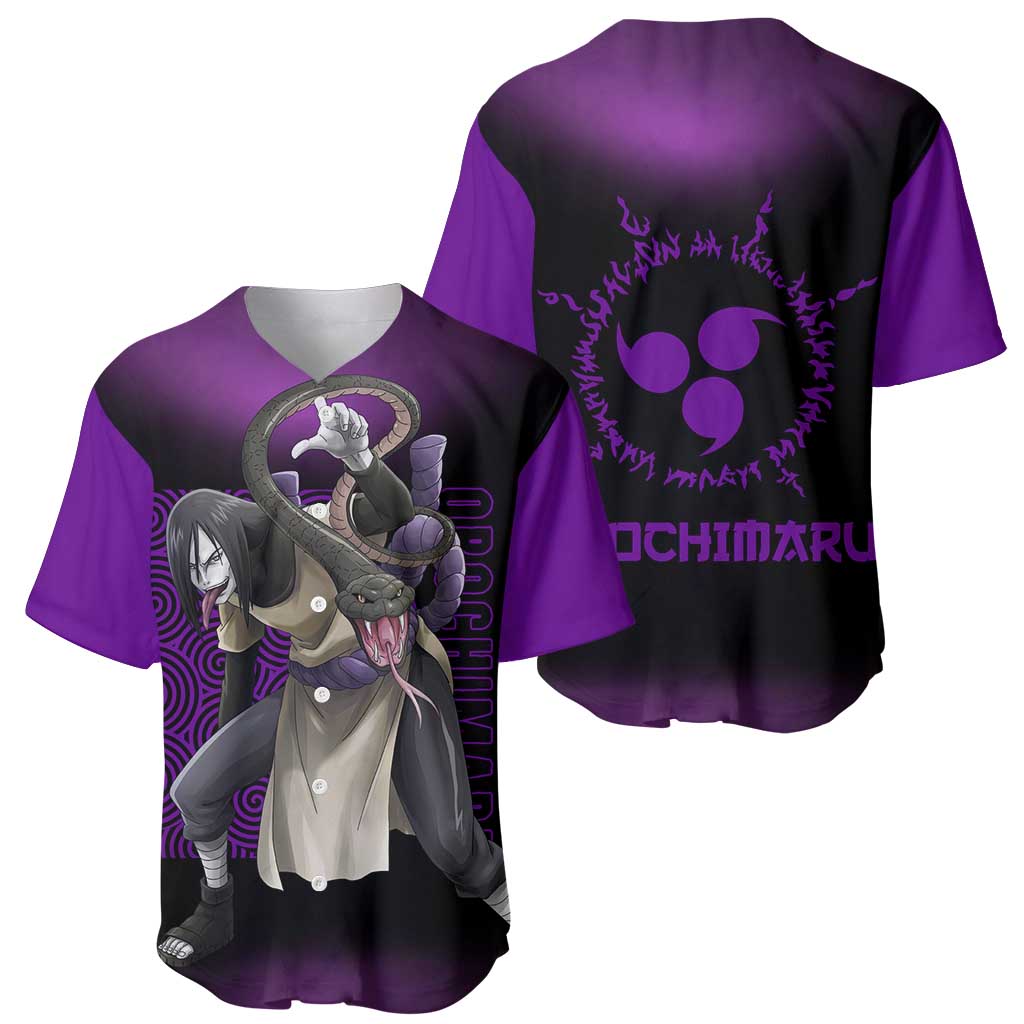 Orochimaru Naruto Baseball Jersey Orochimaru Naruto Baseball Jersey