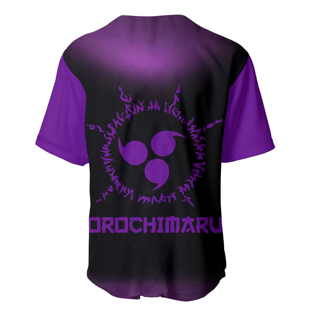 Orochimaru Naruto Baseball Jersey Orochimaru Naruto Baseball Jersey