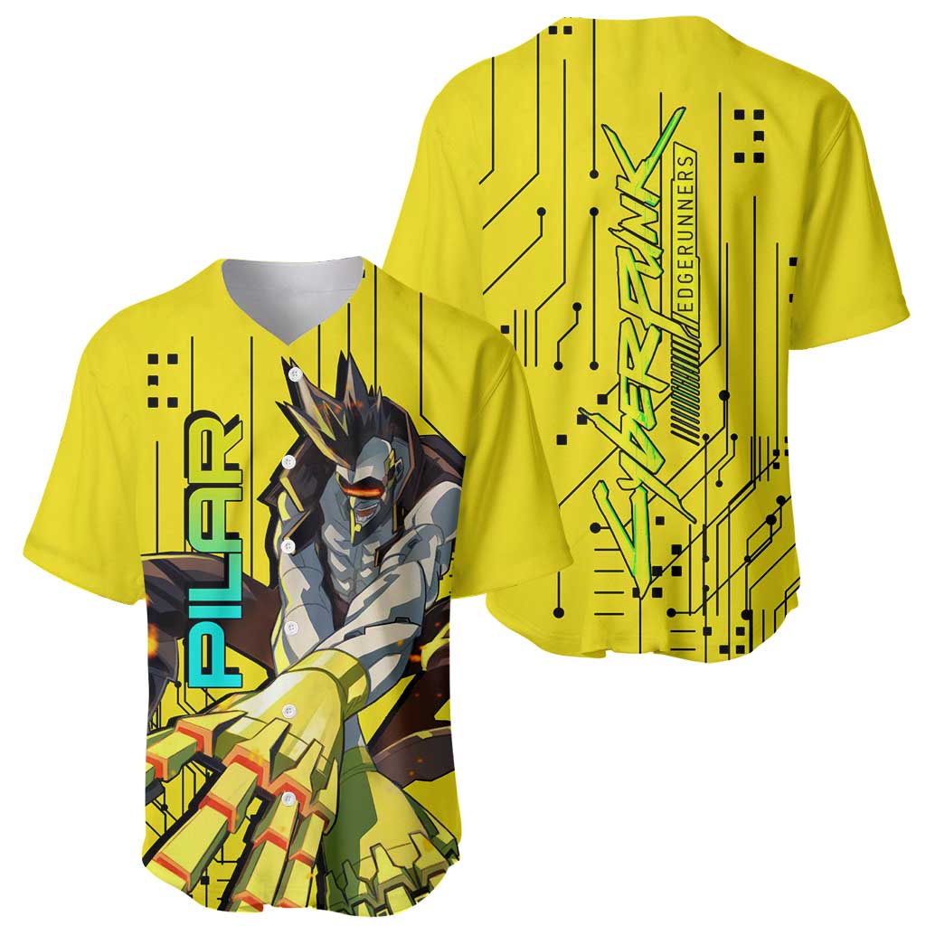 Pilar Cyberpunk Edgerunners Baseball Jersey Pilar Cyberpunk Edgerunners Baseball Jersey