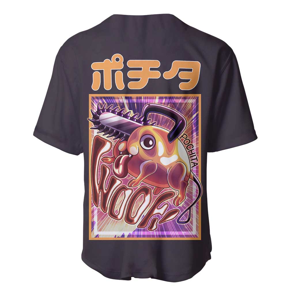 Pochita Chainsaw Man Baseball Jersey Pochita Chainsaw Man Baseball Jersey