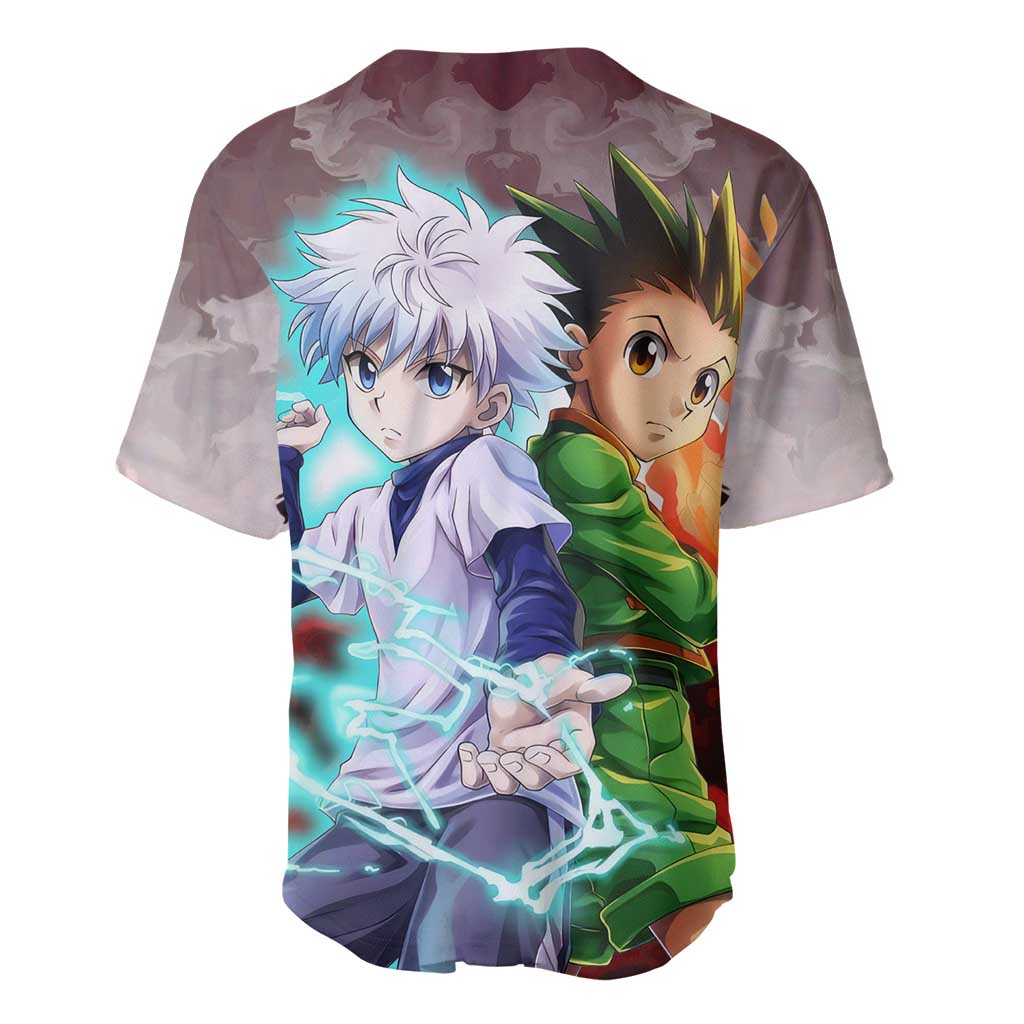 Power Duo Gon Killua Baseball Jersey Power Duo Gon Killua Baseball Jersey