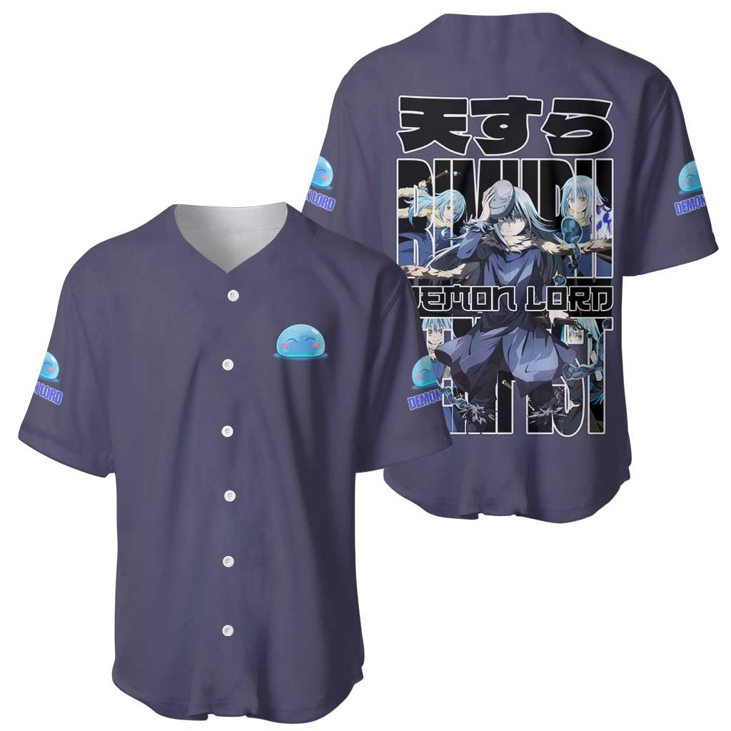 Rimuru Tempest That Time I Baseball Jersey Rimuru Tempest That Time I Baseball Jersey