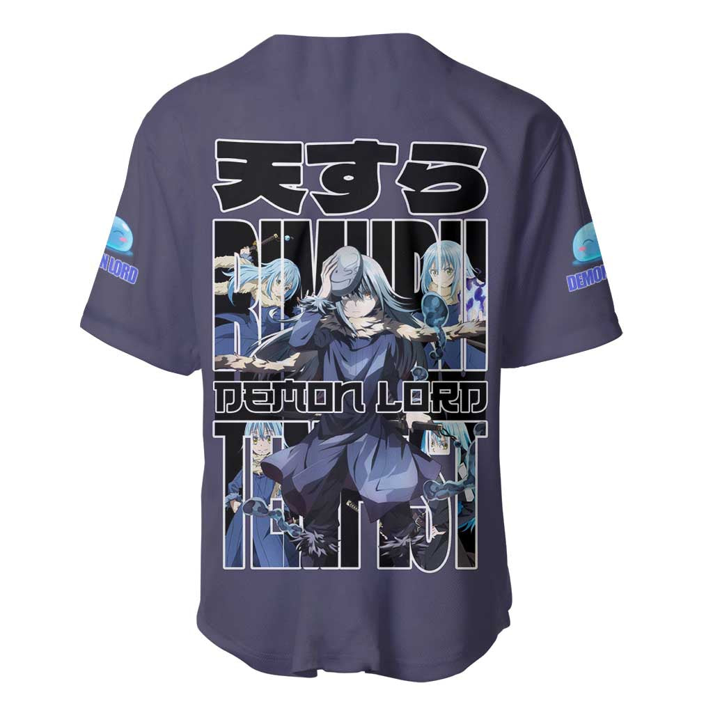 Rimuru Tempest That Time I Baseball Jersey Rimuru Tempest That Time I Baseball Jersey