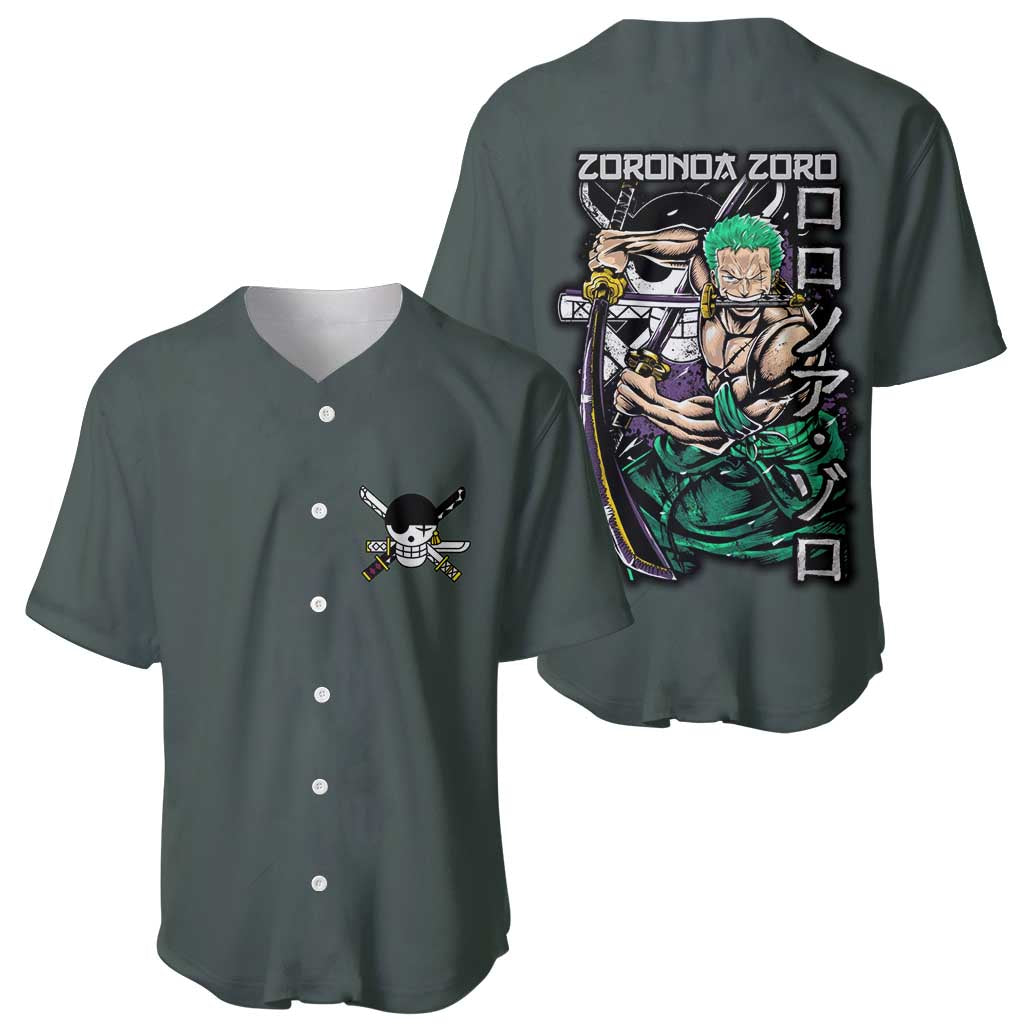 Roronoa Zoro V2 One Piece Baseball Jersey Roronoa Zoro V2 One Piece Baseball Jersey