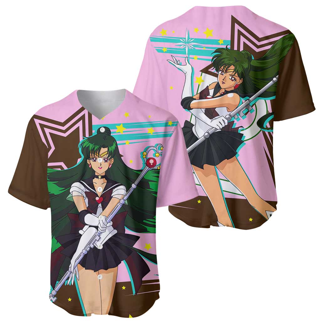 Sailor Pluto Setsuna Meioh Sailpor Baseball Jersey Sailor Pluto Setsuna Meioh Sailpor Baseball Jersey