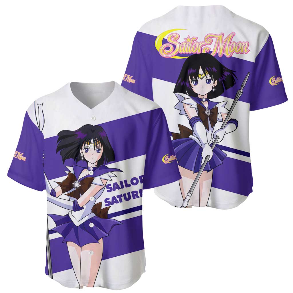 Sailor Saturn Moon Baseball Jersey Sailor Saturn Moon Baseball Jersey