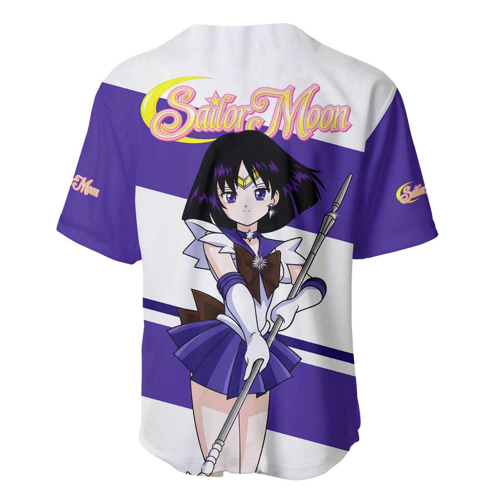 Sailor Saturn Moon Baseball Jersey Sailor Saturn Moon Baseball Jersey