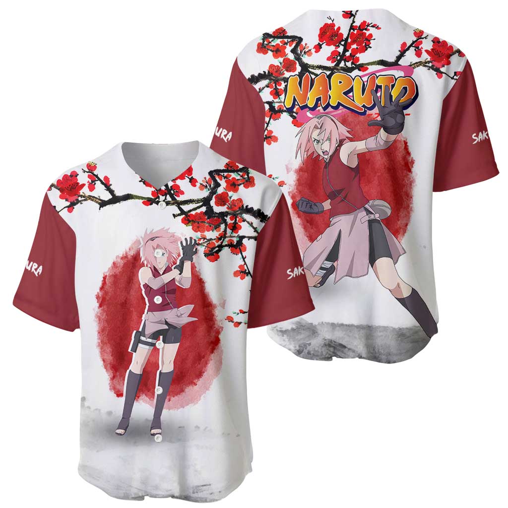 Sakura Haruno Dragon Ball Baseball Jersey Sakura Haruno Dragon Ball Baseball Jersey