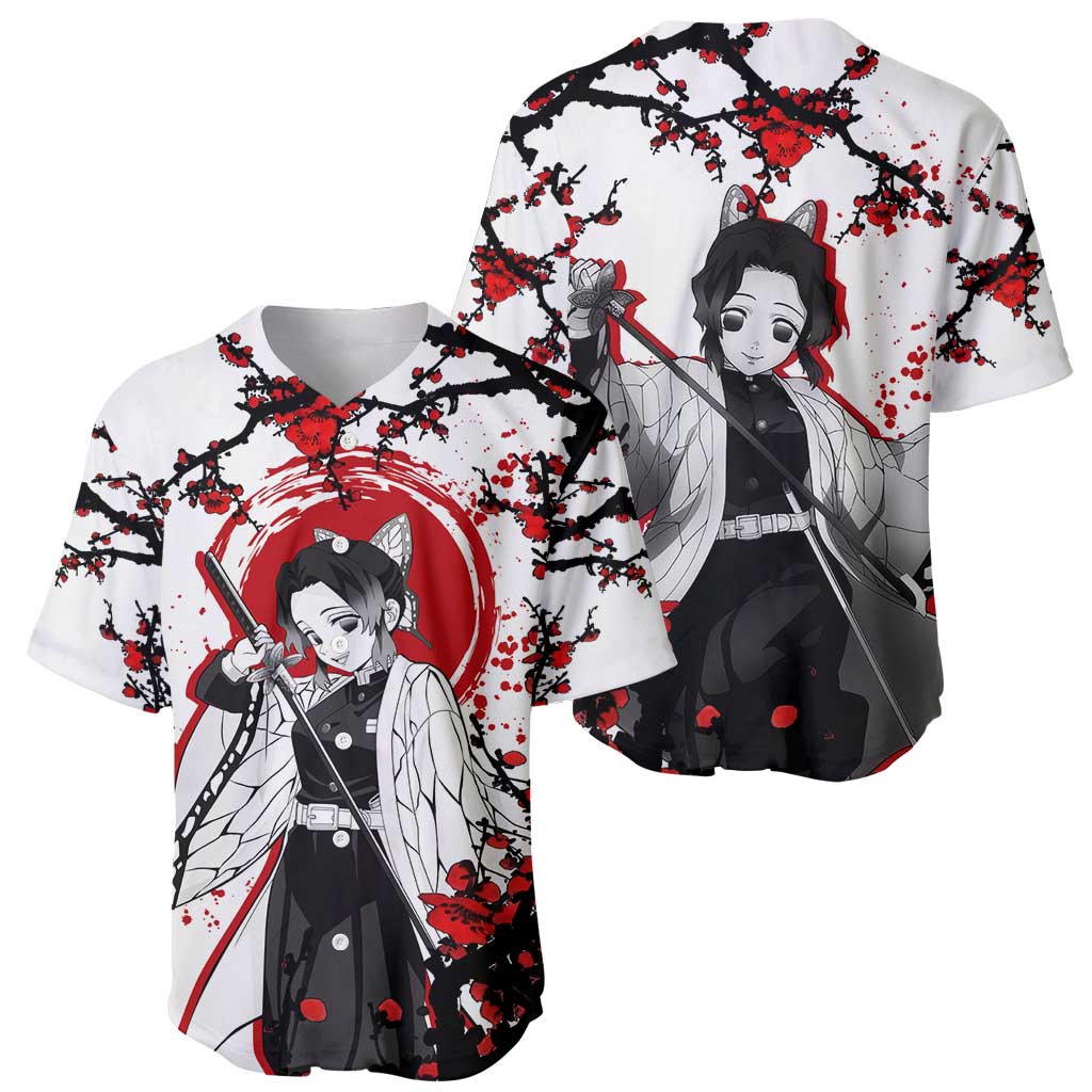 Shinobu Kocho Demon Slayer Baseball Jersey Shinobu Kocho Demon Slayer Baseball Jersey