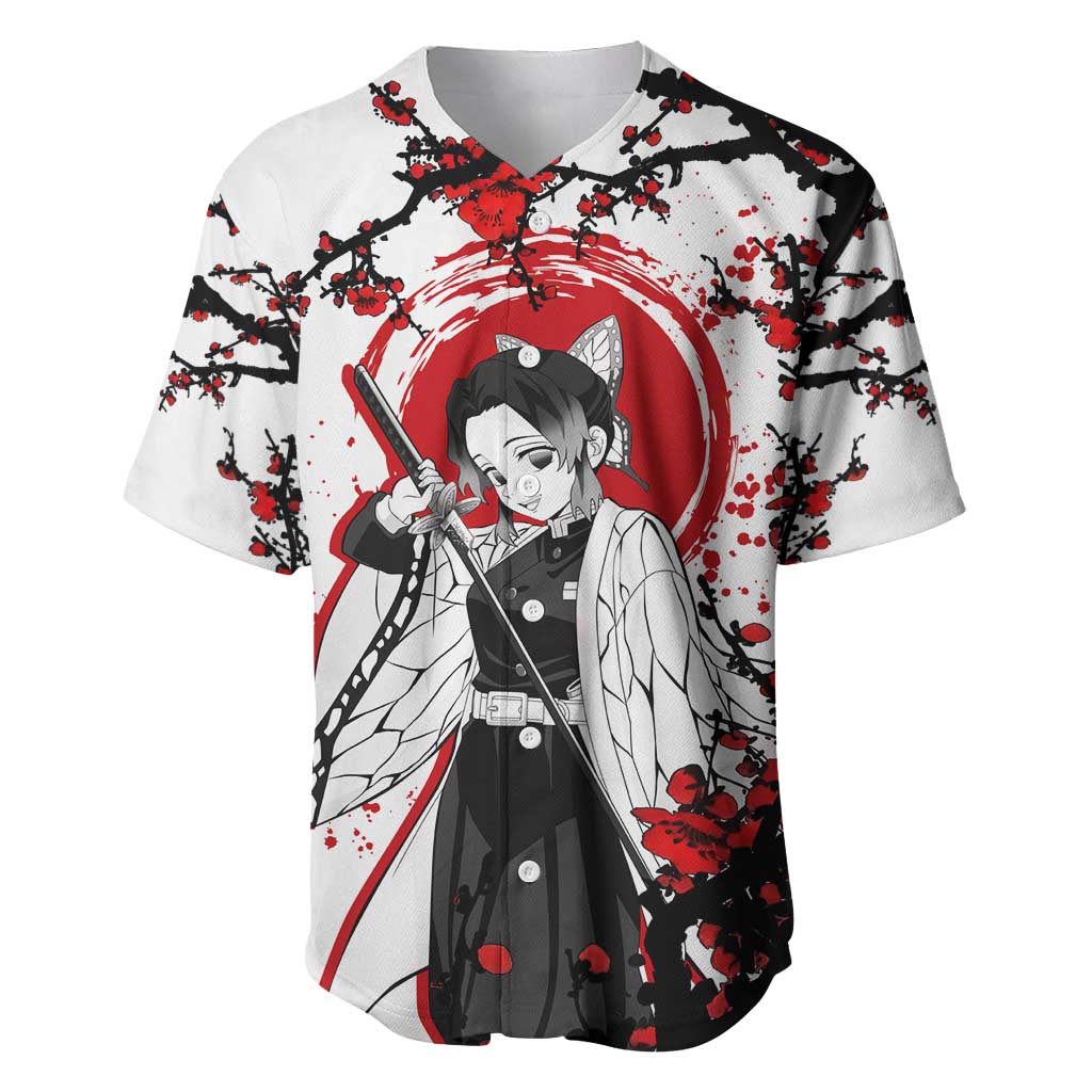 Shinobu Kocho Demon Slayer Baseball Jersey Shinobu Kocho Demon Slayer Baseball Jersey