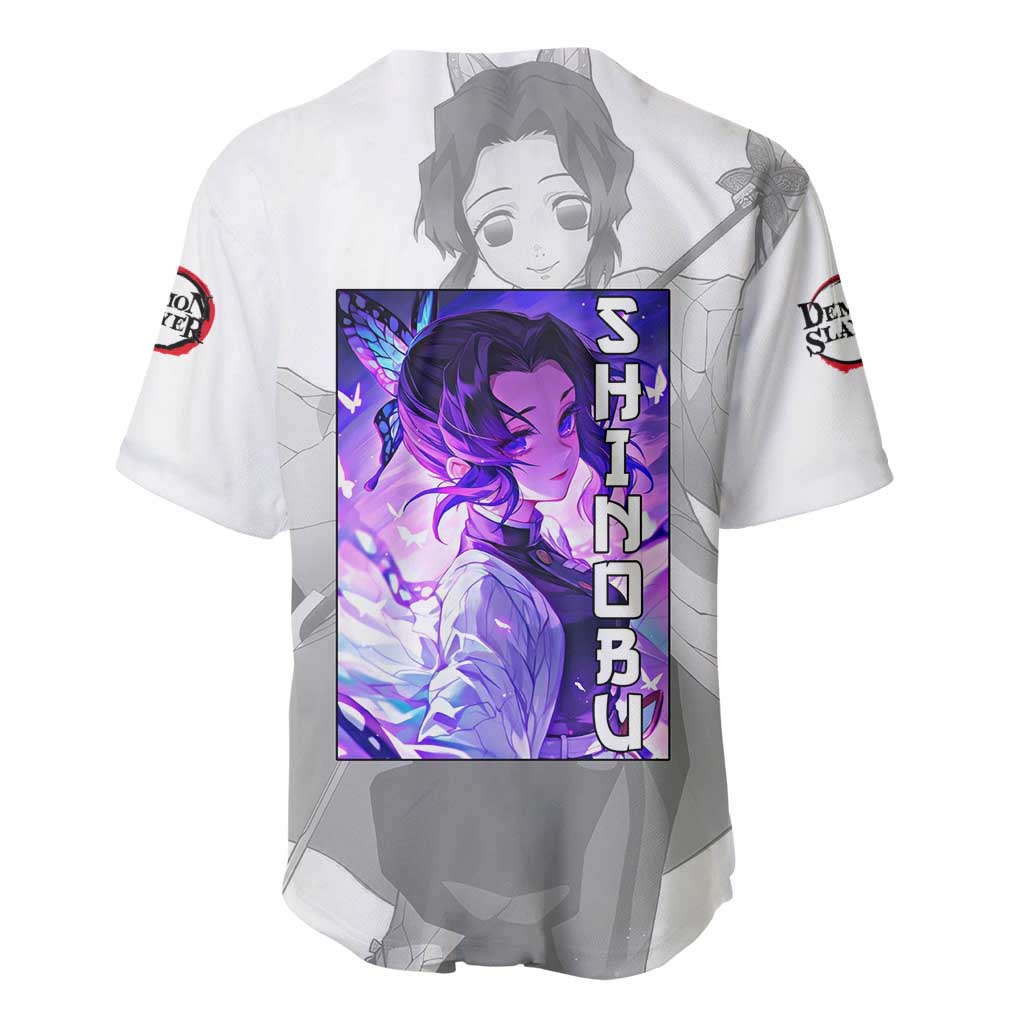 Shinobu Kochou Demon Slayer Baseball Jersey Shinobu Kochou Demon Slayer Baseball Jersey
