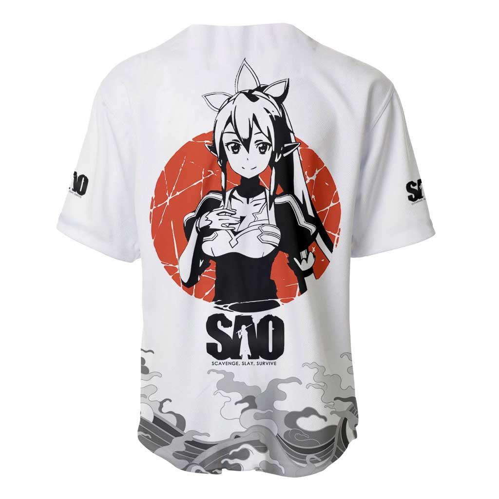 Suguha Kirigaya Sword Online Baseball Jersey Suguha Kirigaya Sword Online Baseball Jersey