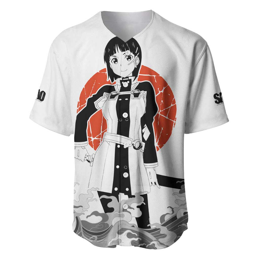 Suguha Kirigaya Sword Online Baseball Jersey Suguha Kirigaya Sword Online Baseball Jersey