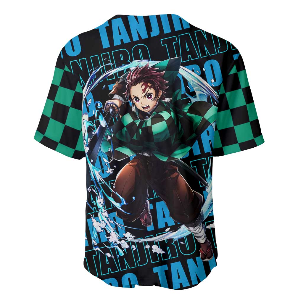 Tanjiro Kamado Demon Slayer Baseball Jersey_1 Tanjiro Kamado Demon Slayer Baseball Jersey_1