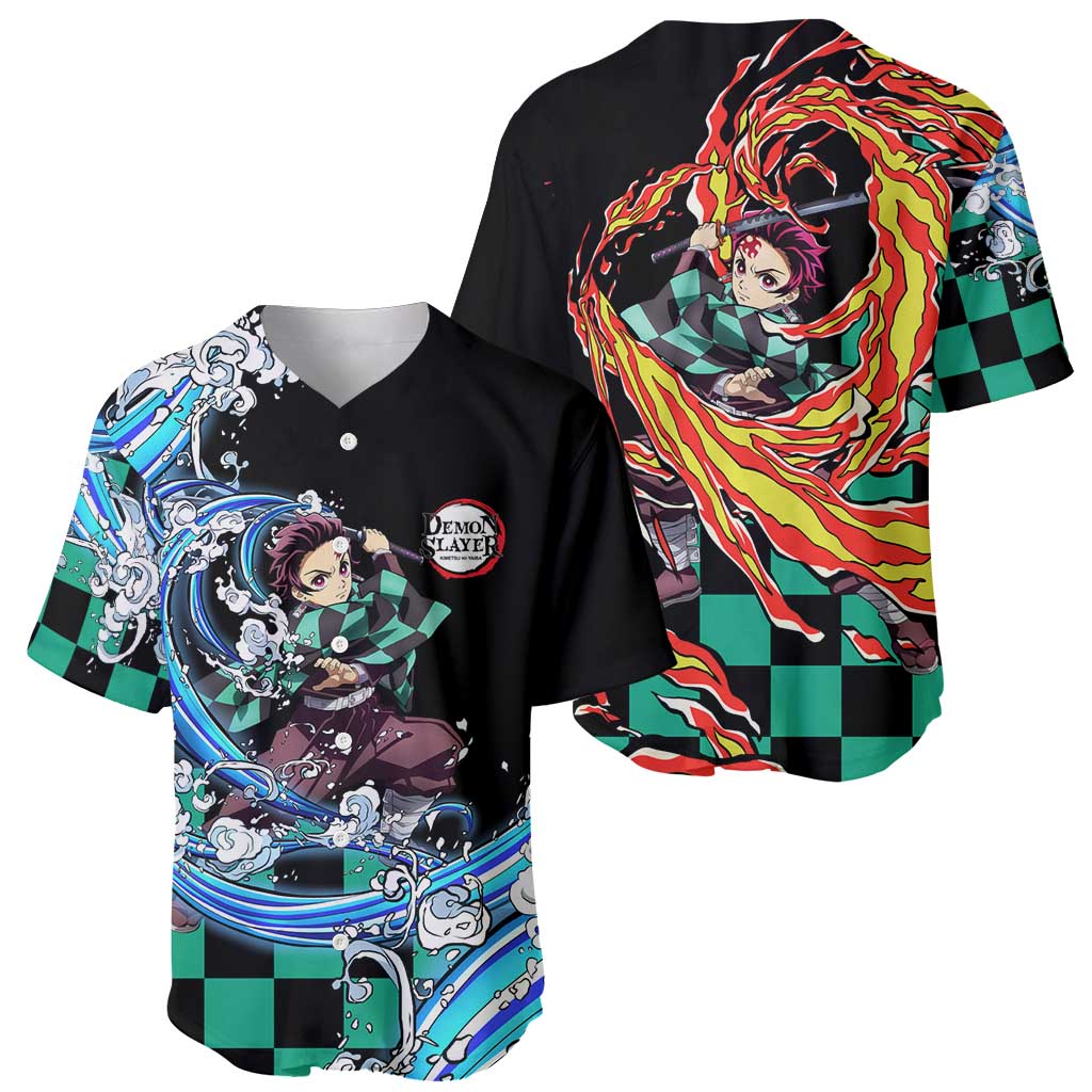 Tanjiro Kamado Demon Slayer Baseball Jersey_3 Tanjiro Kamado Demon Slayer Baseball Jersey_3