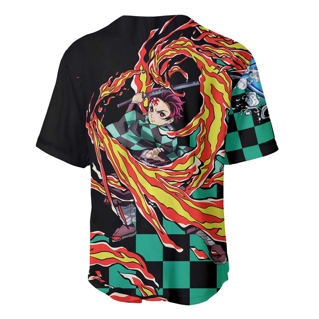 Tanjiro Kamado Demon Slayer Baseball Jersey_3 Tanjiro Kamado Demon Slayer Baseball Jersey_3