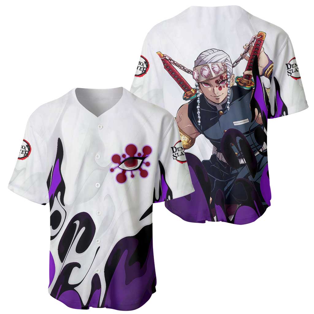 Tengen Uzui Demon Slayer Baseball Jersey_1 Tengen Uzui Demon Slayer Baseball Jersey_1