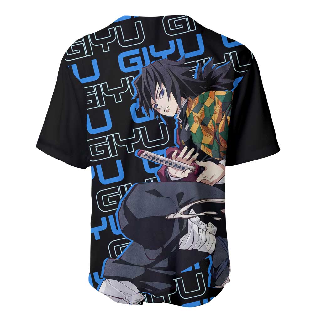 Tomioka Giyu Demon Slayer Baseball Jersey Tomioka Giyu Demon Slayer Baseball Jersey