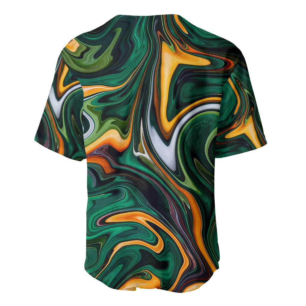 Trippy Green White Power Rangers Baseball Jersey Trippy Green White Power Rangers Baseball Jersey