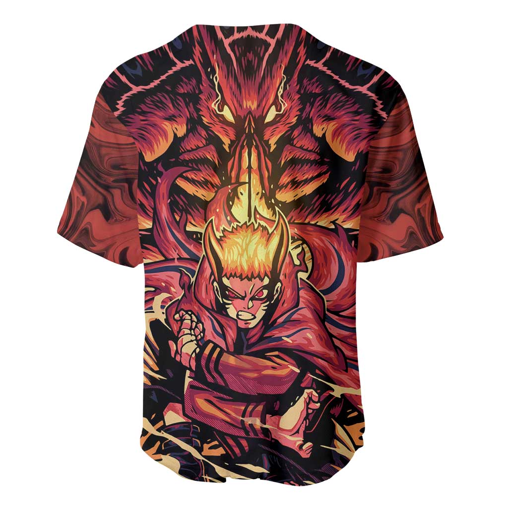 Trippy Naruto Baryon Mode Boruto Baseball Jersey Trippy Naruto Baryon Mode Boruto Baseball Jersey