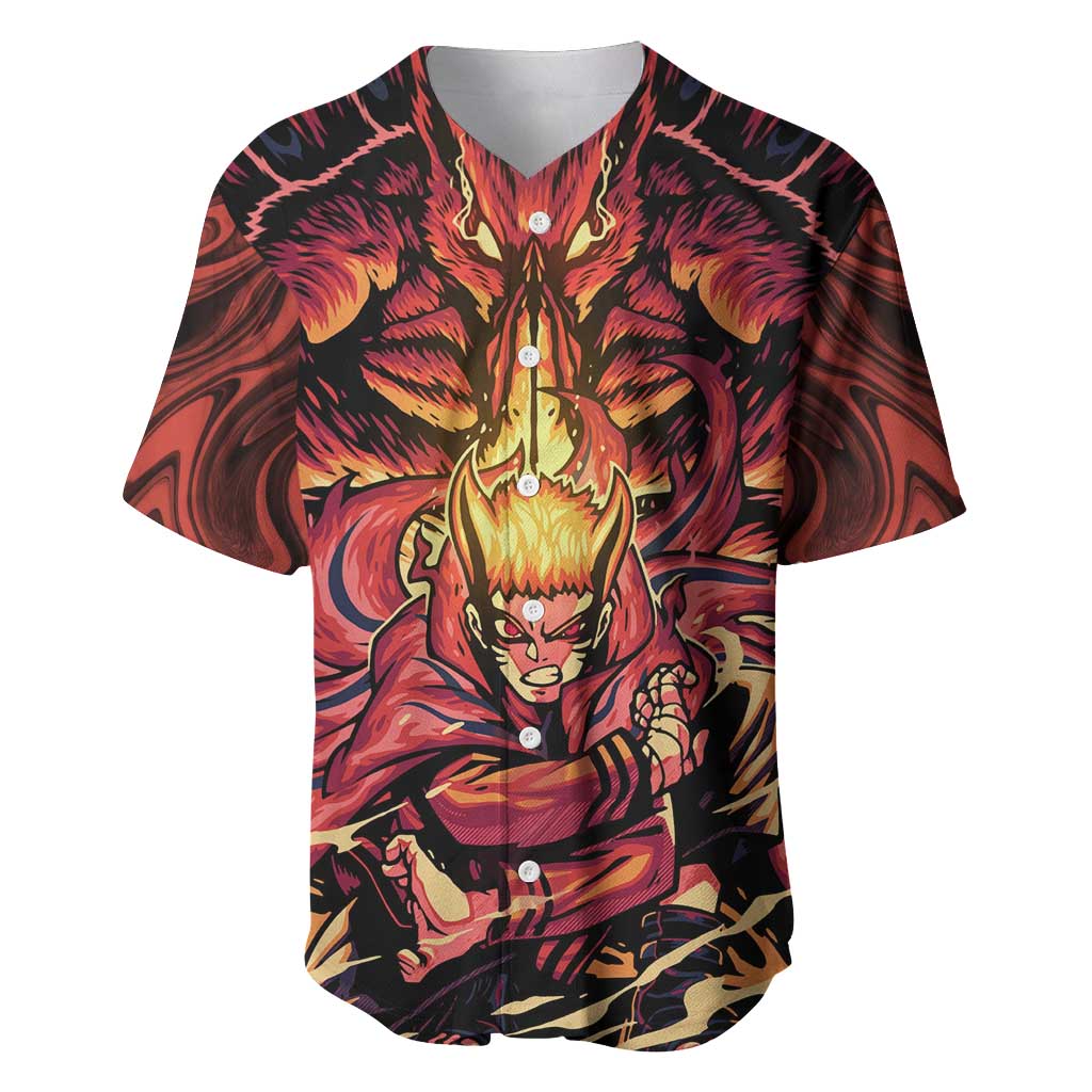 Trippy Naruto Baryon Mode Boruto Baseball Jersey Trippy Naruto Baryon Mode Boruto Baseball Jersey