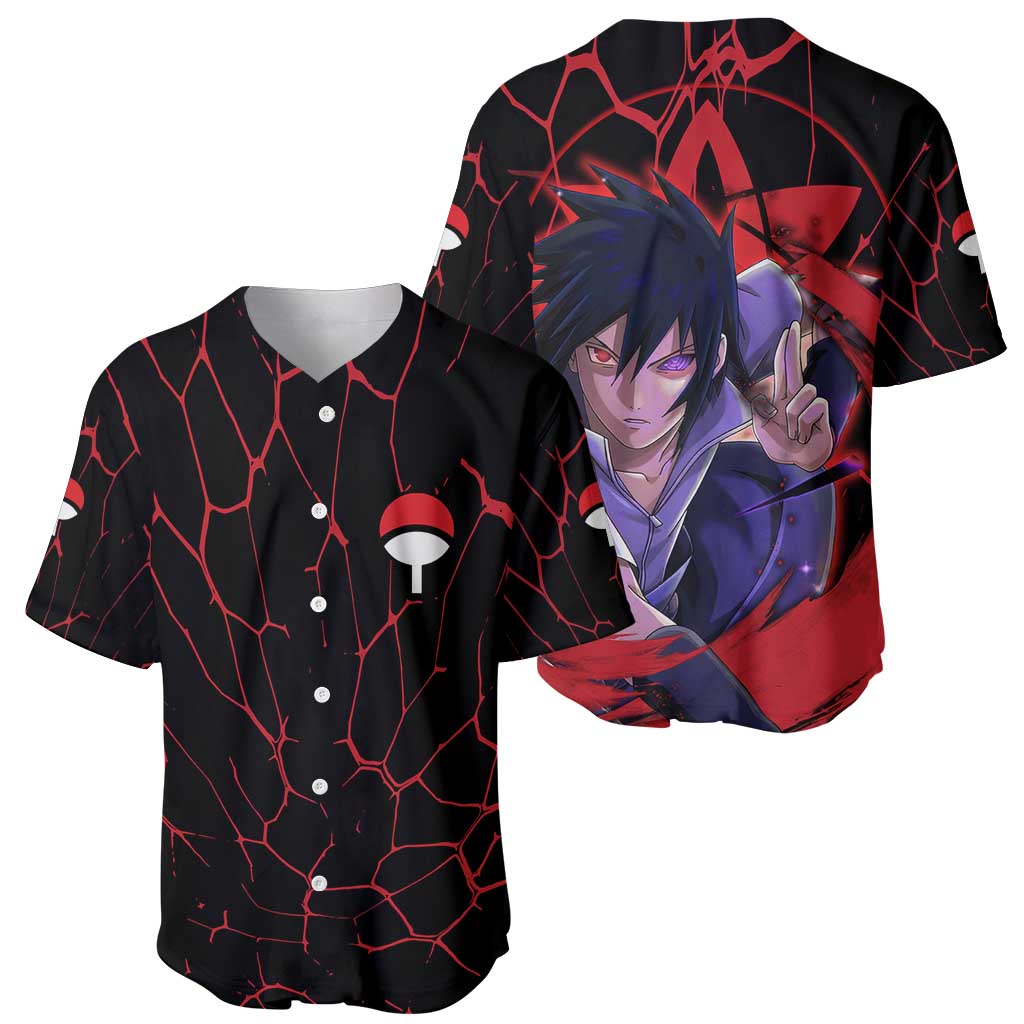 Trippy Sasuke Uchiha Naruto Baseball Jersey Trippy Sasuke Uchiha Naruto Baseball Jersey