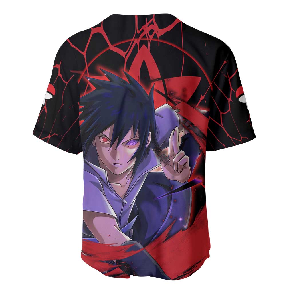 Trippy Sasuke Uchiha Naruto Baseball Jersey Trippy Sasuke Uchiha Naruto Baseball Jersey