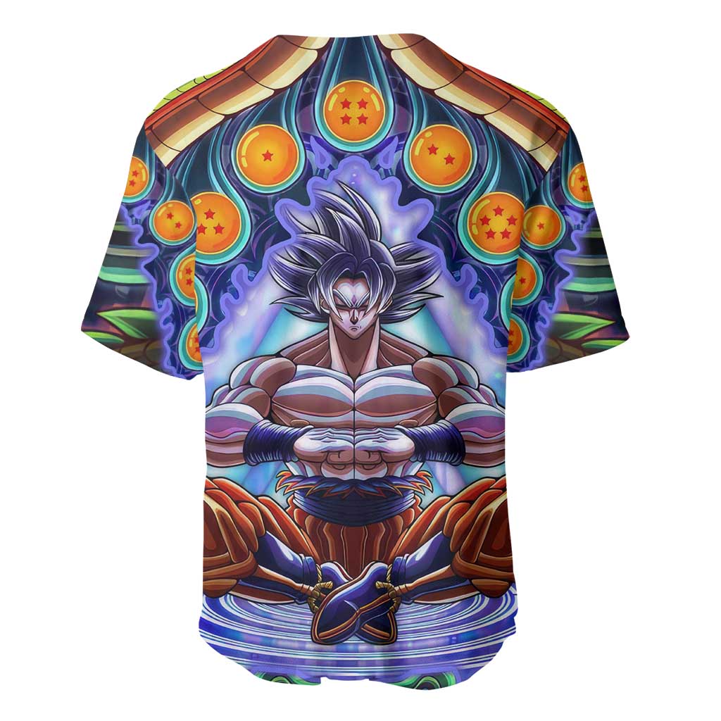 Trippy Ultra Instinct Goku Dragon Baseball Jersey Trippy Ultra Instinct Goku Dragon Baseball Jersey