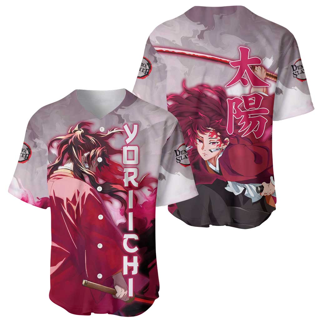 Tsugikuni Yoriichi Demon Slayer Baseball Jersey Tsugikuni Yoriichi Demon Slayer Baseball Jersey