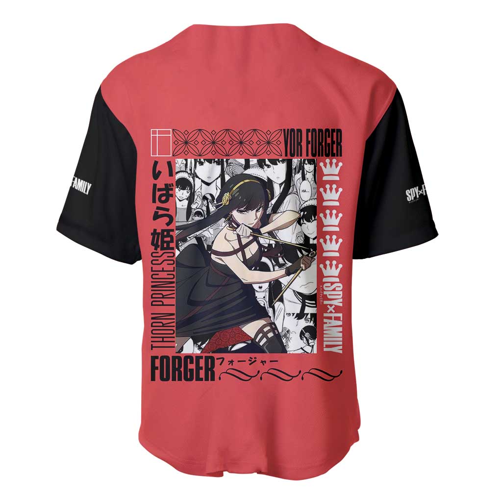 Yor Forger Spy X Family Baseball Jersey Yor Forger Spy X Family Baseball Jersey