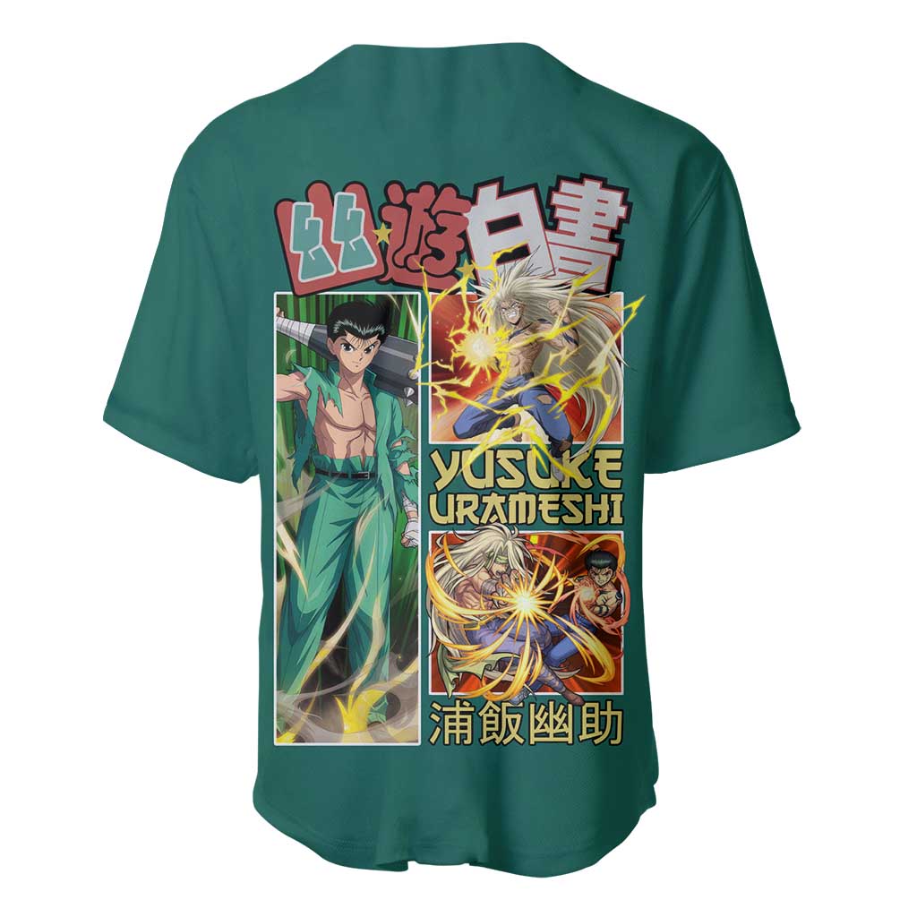 Yusuke Urameshi Yuyu Hakusho Baseball Jersey Yusuke Urameshi Yuyu Hakusho Baseball Jersey