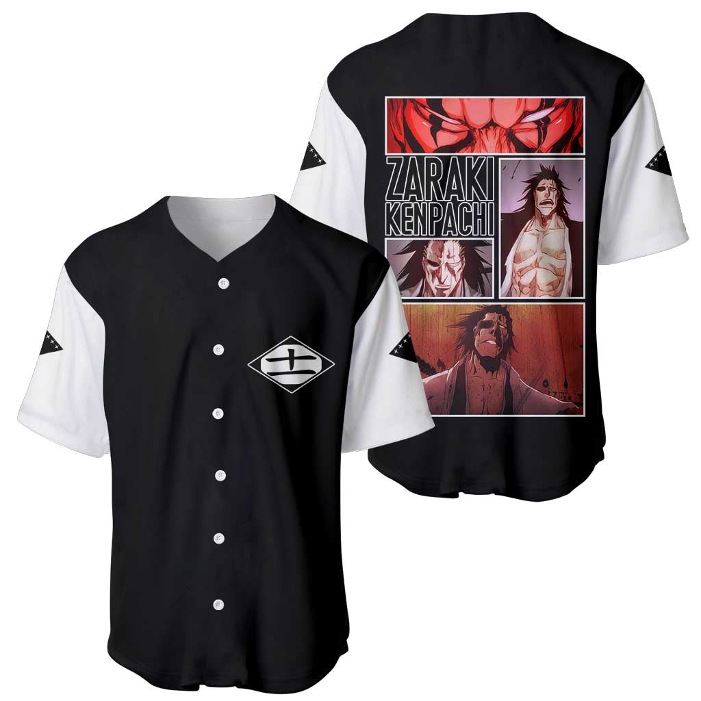 Zaraki Kenpachi Tybwa Bleach Baseball Jersey Zaraki Kenpachi Tybwa Bleach Baseball Jersey