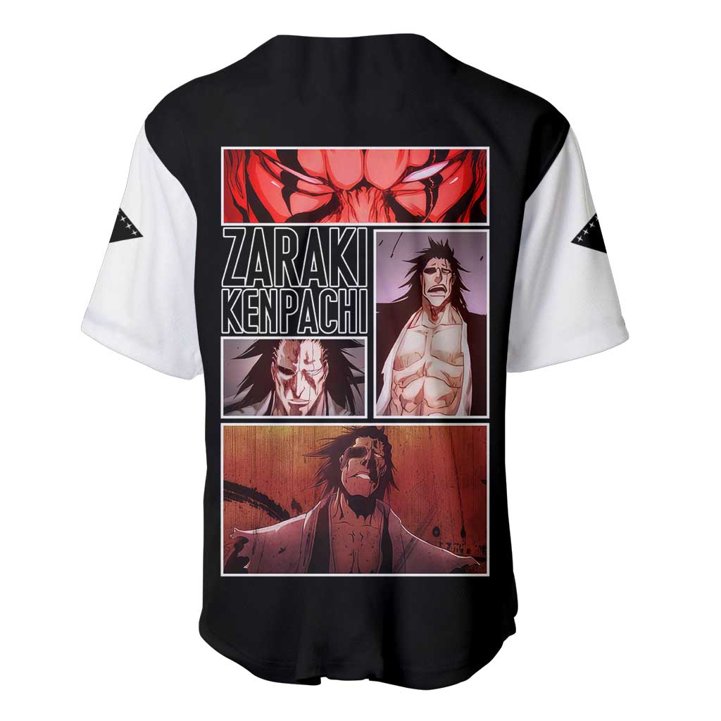 Zaraki Kenpachi Tybwa Bleach Baseball Jersey Zaraki Kenpachi Tybwa Bleach Baseball Jersey