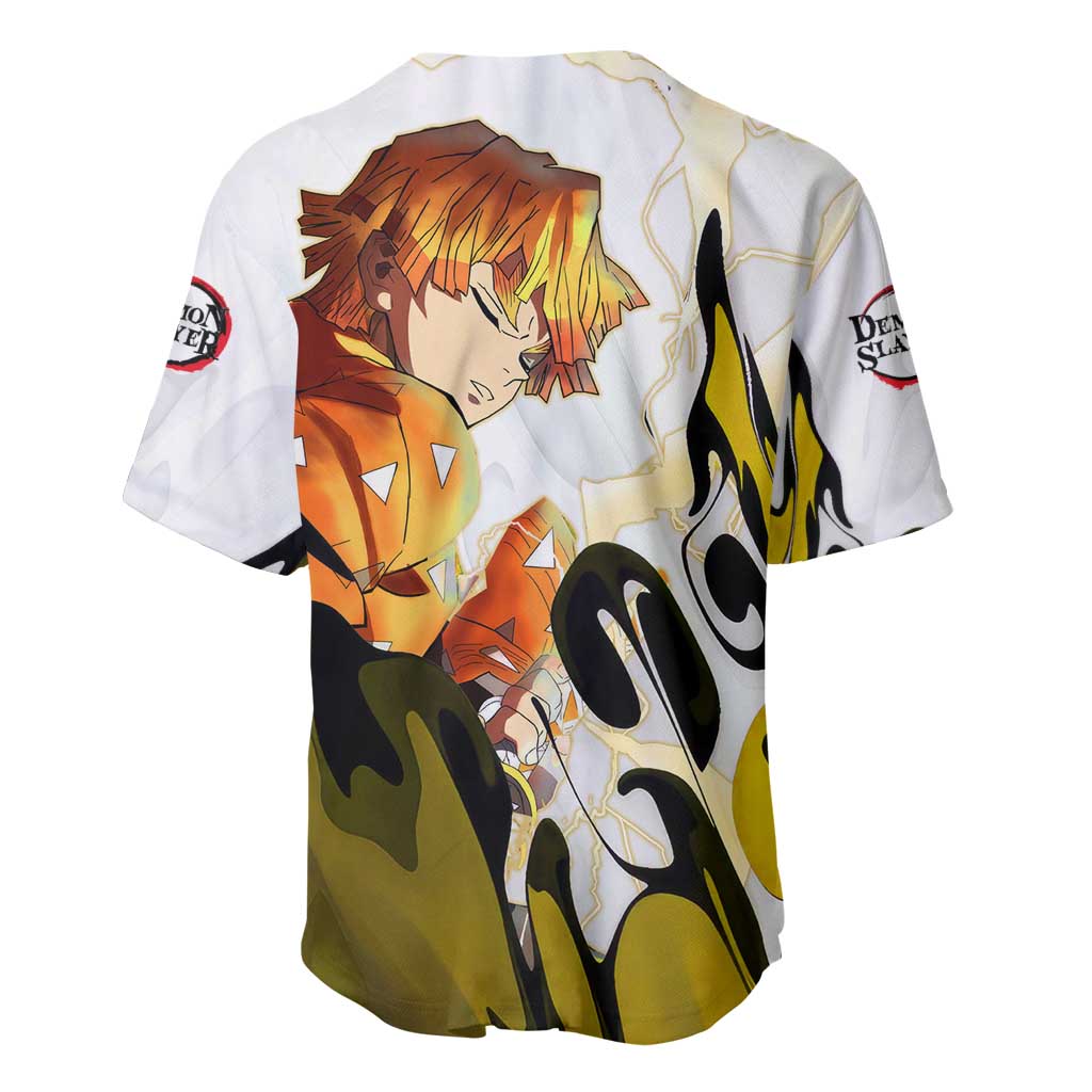 Zenitsu Demon Slayer Baseball Jersey_1 Zenitsu Demon Slayer Baseball Jersey_1
