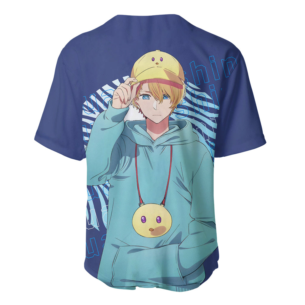 Aquamarine Hoshino Oshi No Ko Baseball Jersey Aquamarine Hoshino Oshi No Ko Baseball Jersey