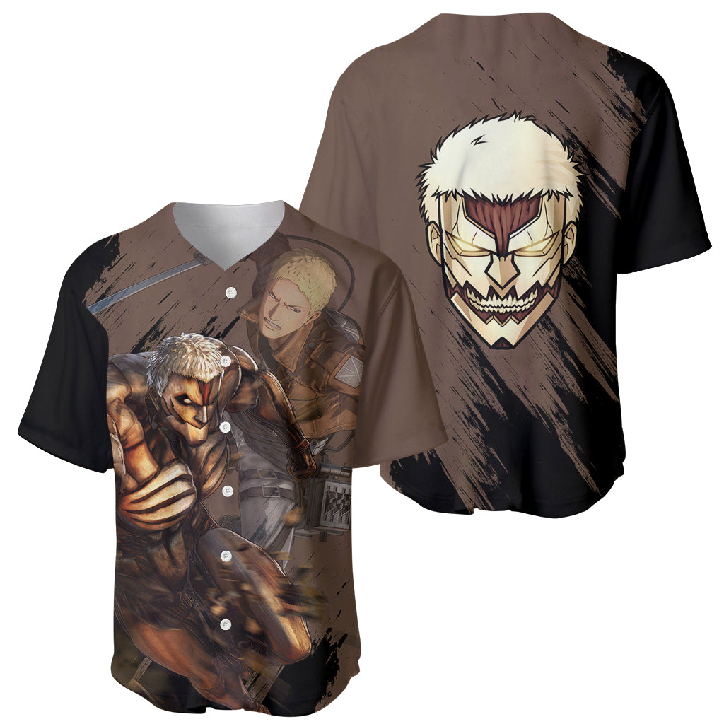 Armored Titan Attack On Baseball Jersey Armored Titan Attack On Baseball Jersey