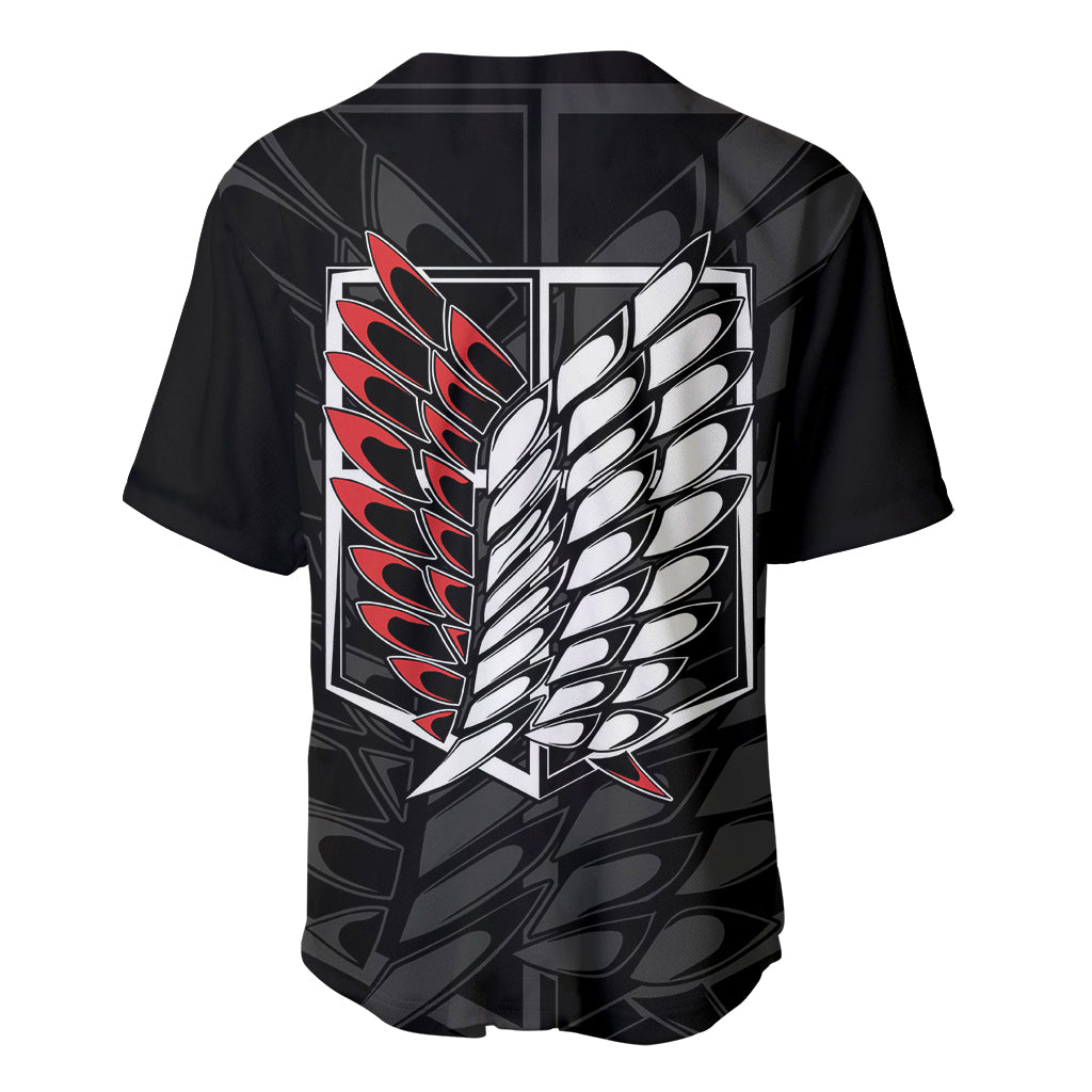 Atack On Titan Character Baseball Jersey Atack On Titan Character Baseball Jersey