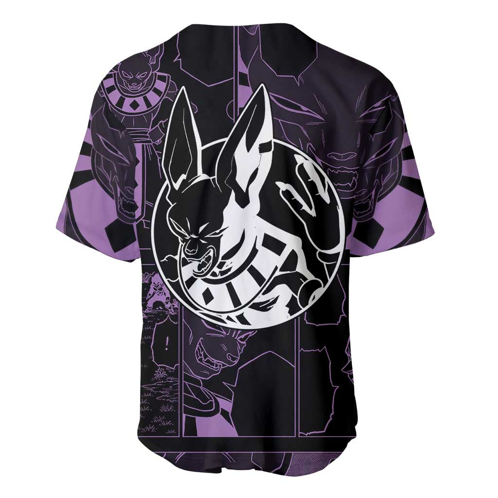 Beerus Dragon Ball Baseball Jersey Beerus Dragon Ball Baseball Jersey