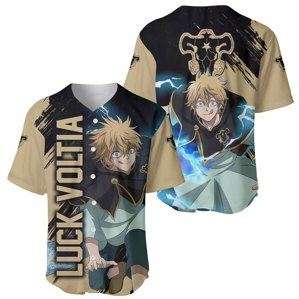 Black Bull Luck Voltia Baseball Jersey Black Bull Luck Voltia Baseball Jersey