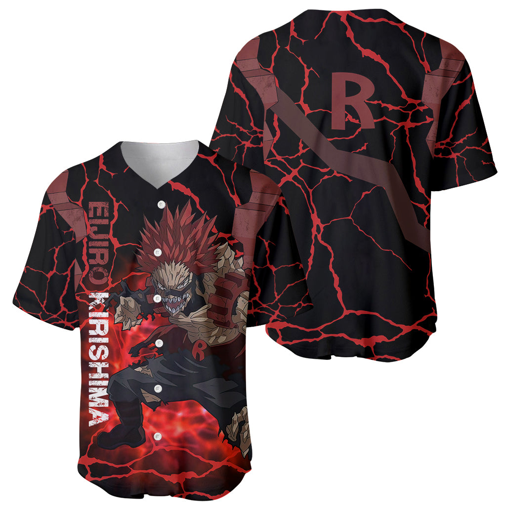 Eijirou Red Riot My Hero Baseball Jersey Eijirou Red Riot My Hero Baseball Jersey