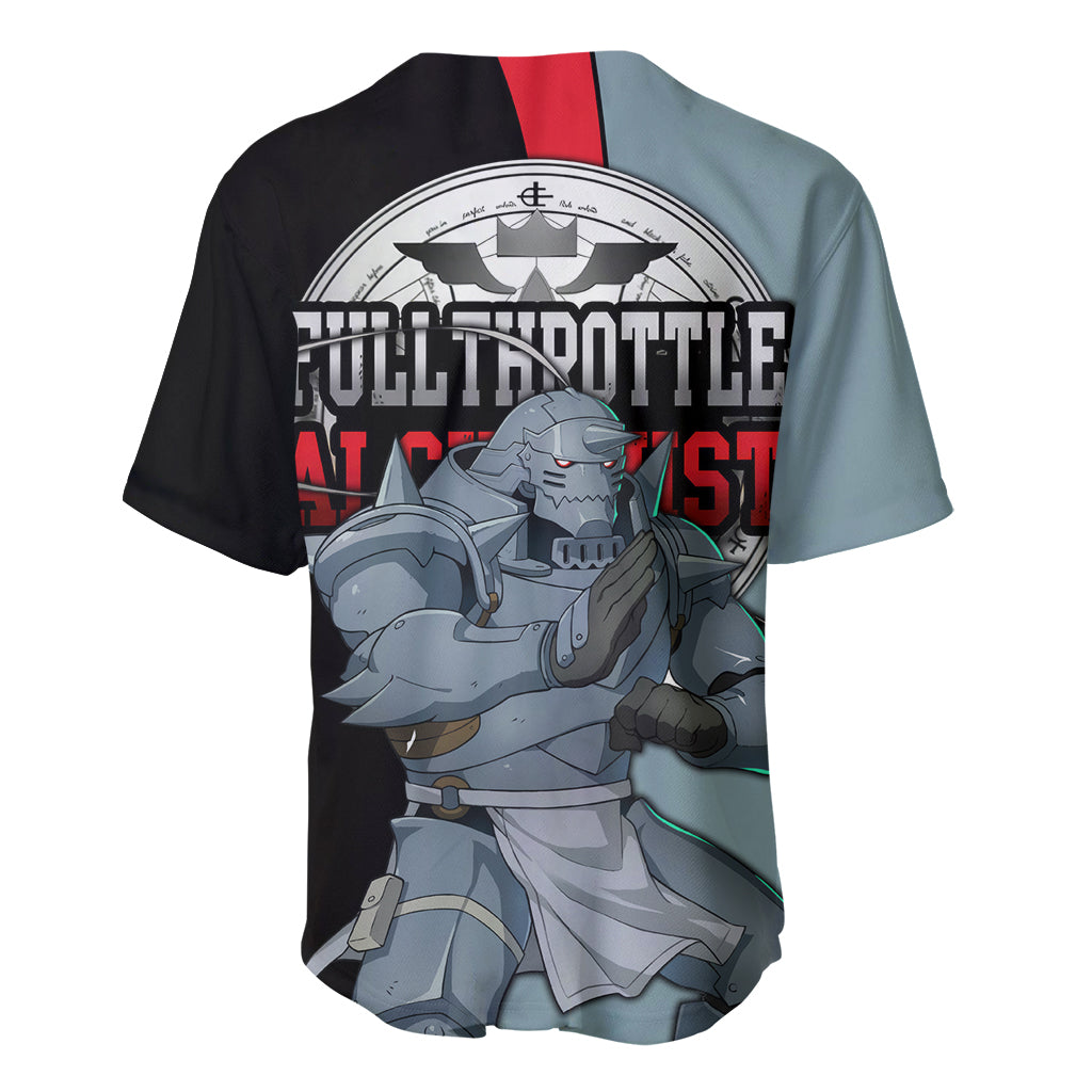 Elric Alphonse Fullmetal Alchemist Baseball Jersey Elric Alphonse Fullmetal Alchemist Baseball Jersey