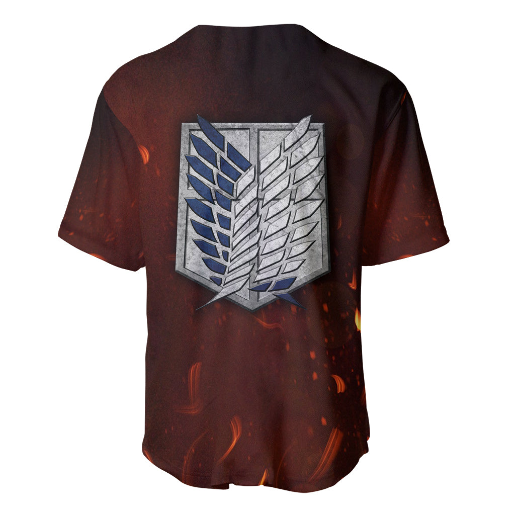 Eren Yeager Aot Final Season Baseball Jersey Eren Yeager Aot Final Season Baseball Jersey